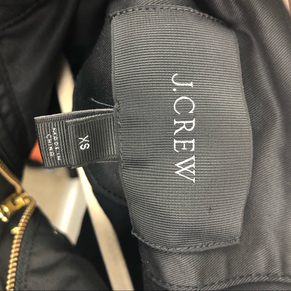 J. Crew  Black The Downtown Military Jacket XS - Picture 7 of 7
